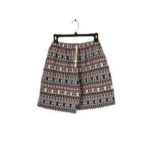 Elephant BoHo festival men’s Astec hippie elastic waist shorts size medium